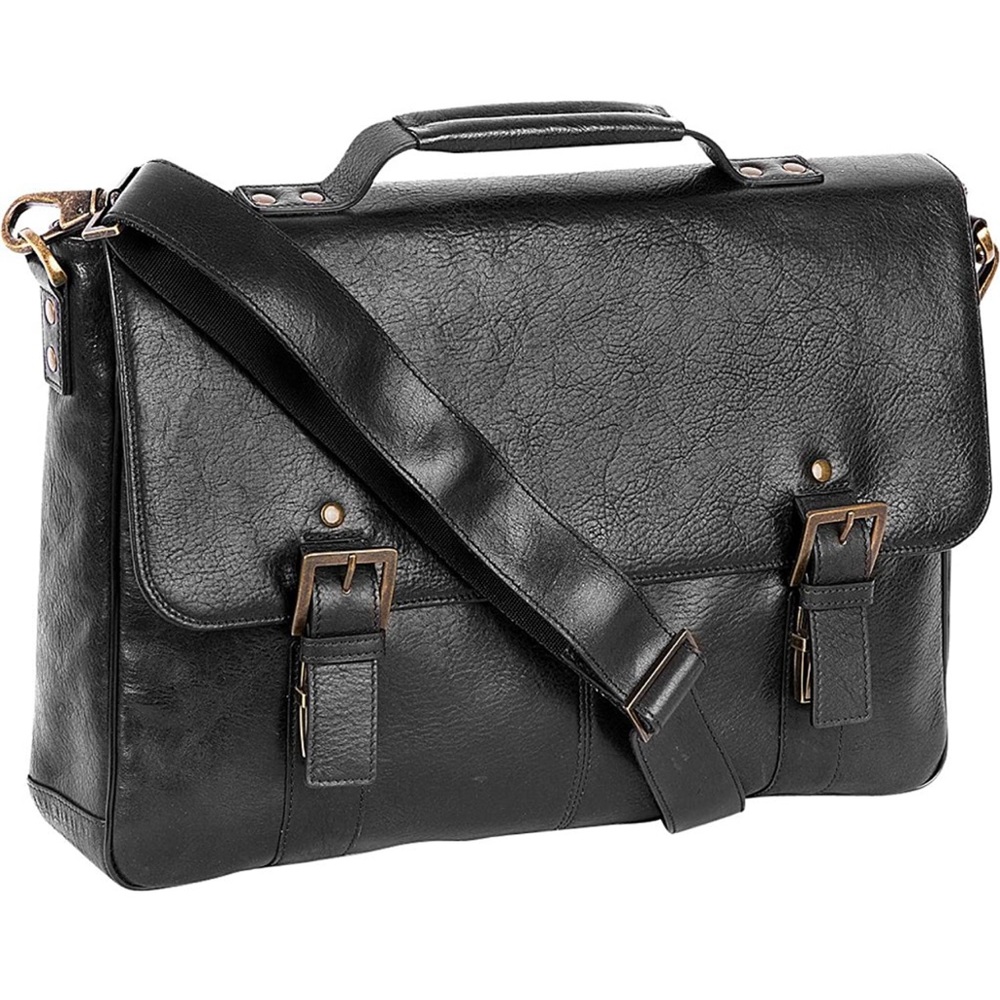 Boconi Becker Flap Dispatch Business Case Leather